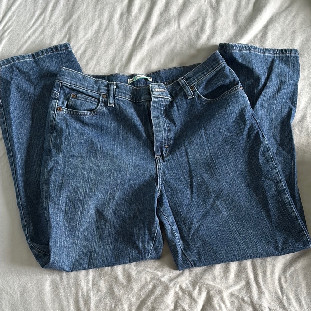 Lee Classic Straight Leg Blue Jeans